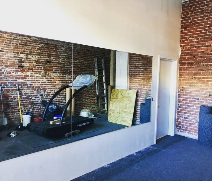 The floors and mirrors are in! SHED Personal Training Studio will be opening soon! | Personal Training Studio